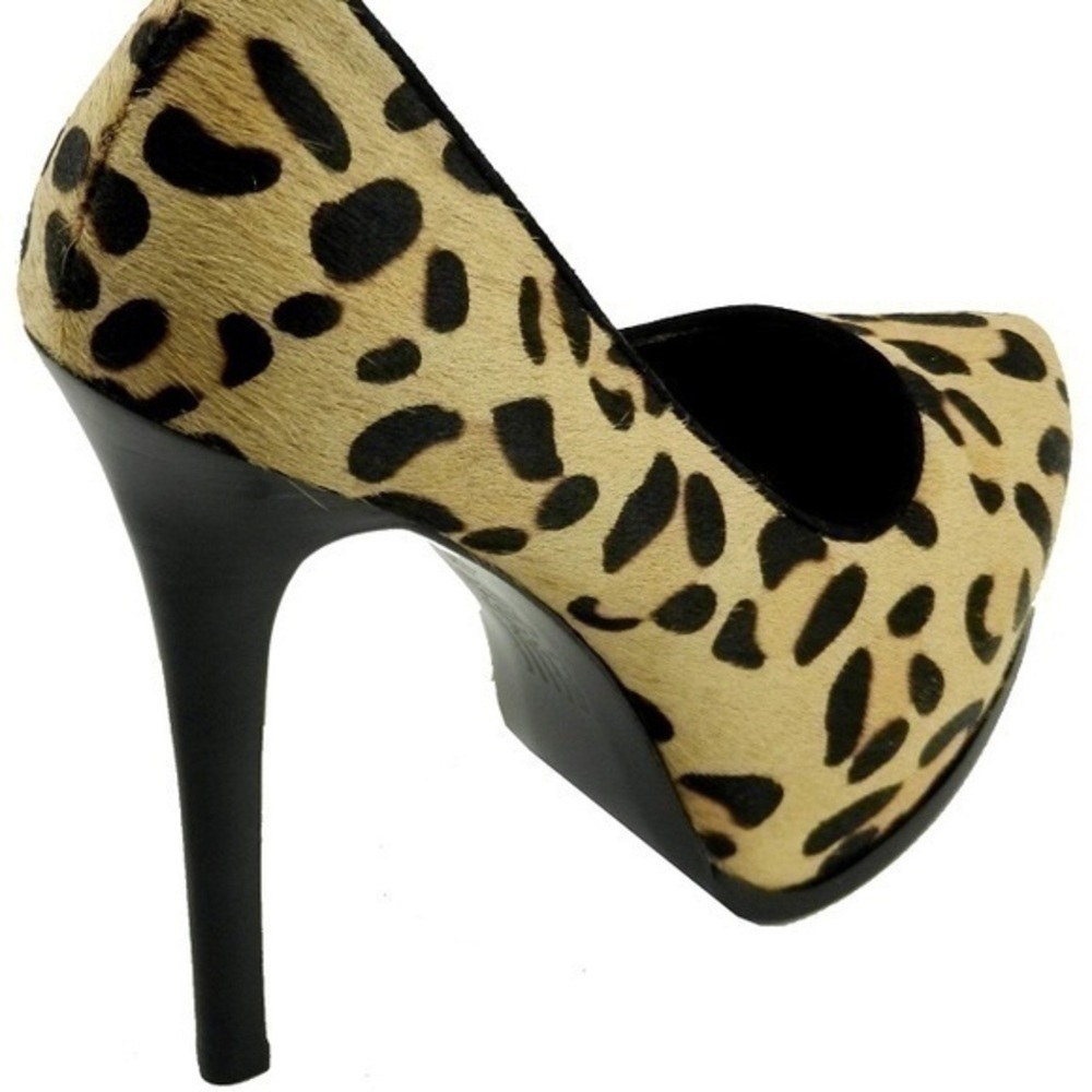 Pelle Moda Prance In Leopard Heels - Picture 2 of 7